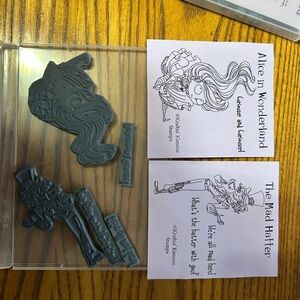 Kraftin Kimmie Alice in Wonderland Stamps